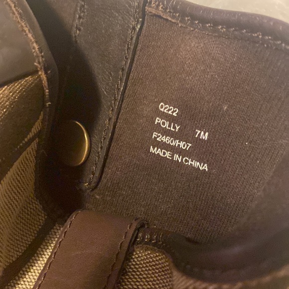 Coach Rain Boots - shades of brown, size 7 - Picture 3 of 5